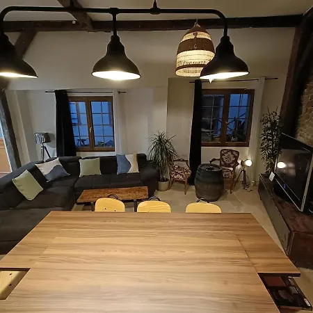 Apartment Grange Renovee Dans Cour Privee Avec Jardin Sur Les Remparts Bergheim