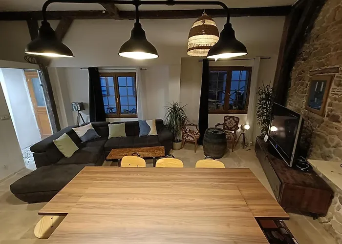 Apartament Grange Renovee Dans Cour Privee Avec Jardin Sur Les Remparts Bergheim