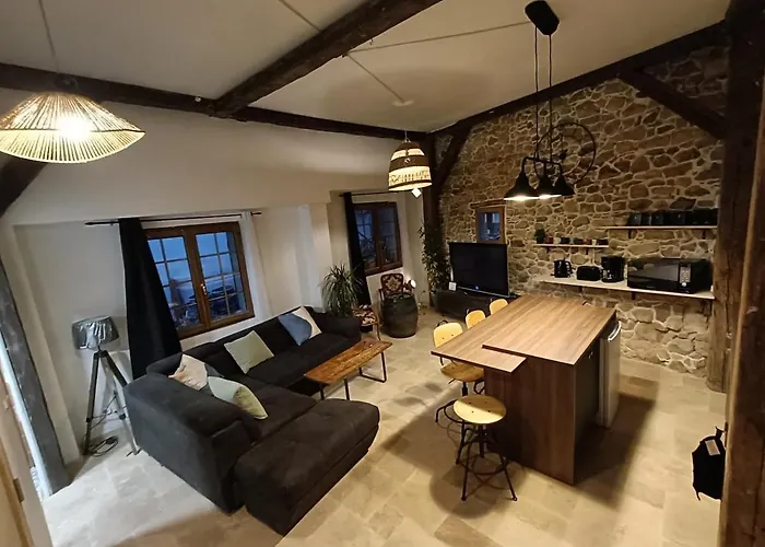 Grange Renovee Dans Cour Privee Avec Jardin Sur Les Remparts